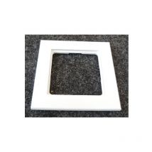 Plaque de finition blanche pour interrupteur simple et double sans fil sans pile Easyclick friedland D20.571.02T