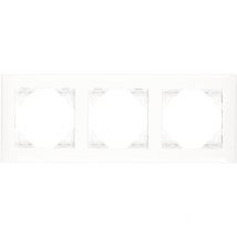 Plaque triple blanc 90930 tbr
