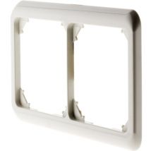 Plaque de finition double blanche Zenitech