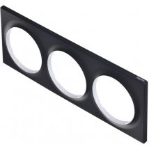 Walli Triple Cover Plate, Plaque triple de protection pour appareils Walli, Anthracite, FG-Wx-PP-0004-8 - Fibaro