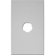 Plaque de finition plafond blanche 500x300mm Ø 140