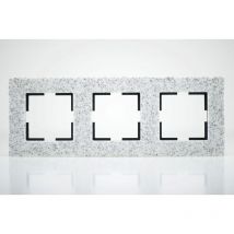 Plaque de finition corian crépuscule 3 postes 84x230x10mm