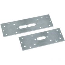 Multitubo Systems - Plaque de maintien 70212 Multitubo 153mm en acier galvanisé, double Multitubo