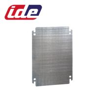 Plaque de montage en acier galvanisé pour coffret Argenta - Dimensions - (HxL) 250x250