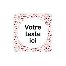 Plaque de porte design sphere personnalisable .- Terrazo -