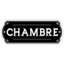 Plaque de porte en relief pour chambre