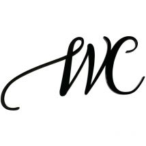 Plaque de porte wc, wc hommes, wc femmes.- Plexi noir - wc