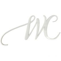 Plaque de porte wc, wc hommes, wc femmes.- Plexi blanc - wc