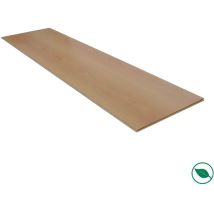 Forestea - Plaque de raccord double rainures chêne gris 0.8 x 35 x 130 cm.