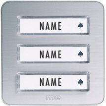 Plaque De Sonnette X3 M-e Modern-electronics Kta-3 A/s Argent 12 V/1 A
