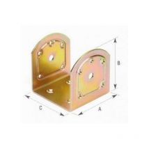Salone - Plaque de support murale en forme de u 10 pcs. pour la fixation de poutres en bois mm.a70xb80xc71 - Séjour