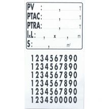 Maxter - sodise - Plaque de tare - 16592 - Ce produit de marque topcar est neuf.