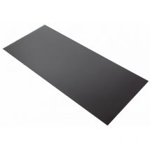 Plaque decor noir poli pour porte pour refrigerateur Dometic