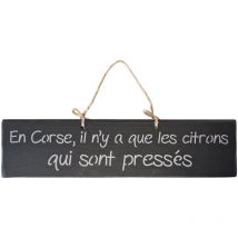 Plaque décorative en bois En Corse...