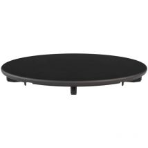 Plaque décorative pour bondes d'évier de cuisine Ø114 de couleur noir mat l.b. Plast BOC-AN-P3 Noir mat