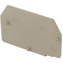 IMO - Plaque d'extrémité beige pour borne fusible/sectionnable ERTD3, ERTD4 et ERF3