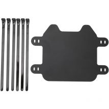 Plaque d'immatriculation avant de moto noire mate, remplacement de plaque d'immatriculation facile à installer pour surron Light Bee Light sx