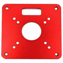 Plaque d'insertion pour table de défonceuse RT0700C, 120 x 120 x 8 mm, en aluminium, pour le travail du bois