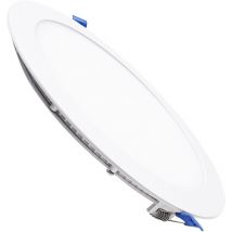 Panneau led Downlight Circulaire Plate cct 20W 1800LM Coupe 205mm Lot de 1 u. - cct