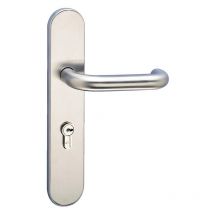 Normbau - Plaque en inox - Version longue - nt 91 clé l