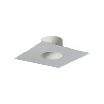 Poujoulat - Plaque finition tubage rect. 20x40cm (section 30x50) noir (ral9019) dn80mm
