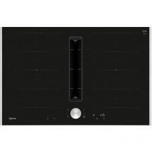 Table de cuisson induction aspirante 80cm 4 feux 7400w noir Neff V68TTX4L0