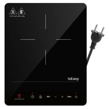 Plaque à Induction Portable, Table Induction 1 Foyers, Plaque de Cuisson à Induction 2100W Avec Minuterie, Verrou Enfants