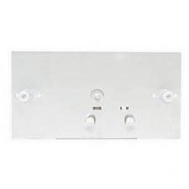 Plaque inférieure avec tringlerie pour double chasse