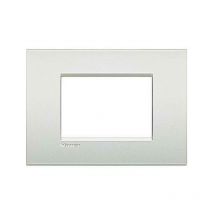 Lnc4803Pr Air Plate 3 Modules Blanc Perle Livinglight