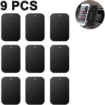 Plaque Magique En Métal Pour Aimant De Téléphone Portable Avec Remplacement Adhésif De 3M Pour Support De Téléphone Portable De Voiture Magnétique