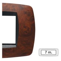 Modo plaque 7 modules noyer racine 39TC437 - Master