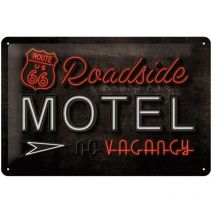 Plaque métallique Route 66