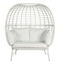Dkd Home Decor - Fauteuil Rotin Synthétique 130X68X146 2 Places