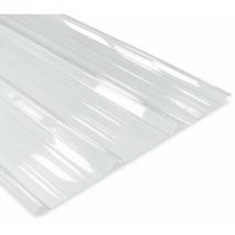 Bacacier - Plaque nervurée Polycarbonate translucide 2100x1000 mm axel