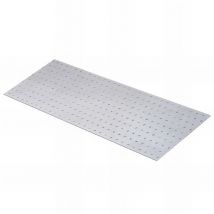 Plaque perforée galvanisée - 200 x 600 x 2,0 mm