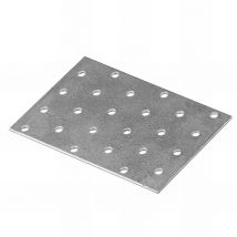 Fixtout - Plaque perforée galvanisée - 80 x 120 x 2,0 mm