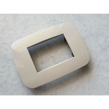 Trade Shop Traesio - Trade Shop - platte platte platten kompatibel für axolute bticino serie farbige löcher - Elfenbein