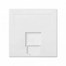 Simon - Plaque plate voix et données cg infra + 1 module blanc 50015085-030
