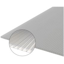 Mccover - Plaque polycarbonate alvéolaire 16mm - Largeur 98 cm - Longueur 3 m - Clair