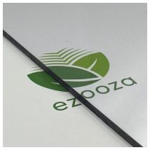 Digiplastics - Plaque polycarbonate compacte de 2 mm transparente, 800 x 600 mm, protégée contre les rayons uv.