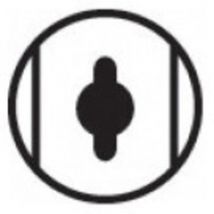 Plaque porcelaine blanc BRIONNE - 250x50 DEC - 000.4003.01PN