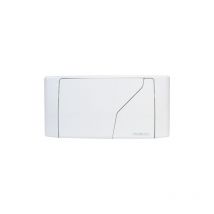 Dianhydro - Plaque pour re'servoir de toilette redi double chasse 280x160mm bouton poussoir salle de bain