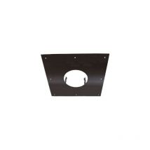 Joncoux - Placa de limpieza - 300x300MM - negra - para conducto de 200MM de diámetro