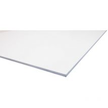 Mccover - Plaque pvc expansé blanc - Coloris - Blanc, Epaisseur - 10 mm, Largeur - 100 cm, Longueur - 200 cm