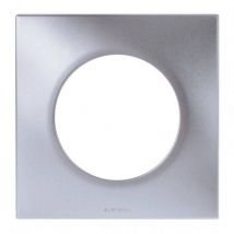 Eurohm square plaque simple silver - 60490