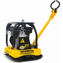 Plaque vibrante Batmatic 21 kN avec moteur diesel Hatz et jeu de roues Torros CR2150-D