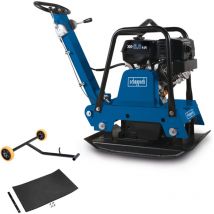 Scheppach Plaque Vibrante Thermique HP3000S Compacteur -9 CV- Pression de compactage 30,5 kN - Profondeur de compactage 50cm - Vitesse 25m/min -Tapis