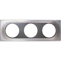 Plaque de finition - 3 Postes - Comète Couleur Spirit