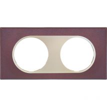 Plaque de finition - 2 Postes - comete Couleur Future