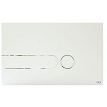 OLI - Plaque de commande blanche moderne pour cassettes Iplate OL0670001 blanc